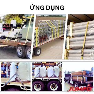 Ứng dụng Dây chằng hàng tăng đơ 5 tấn 50mm móc Swan hook